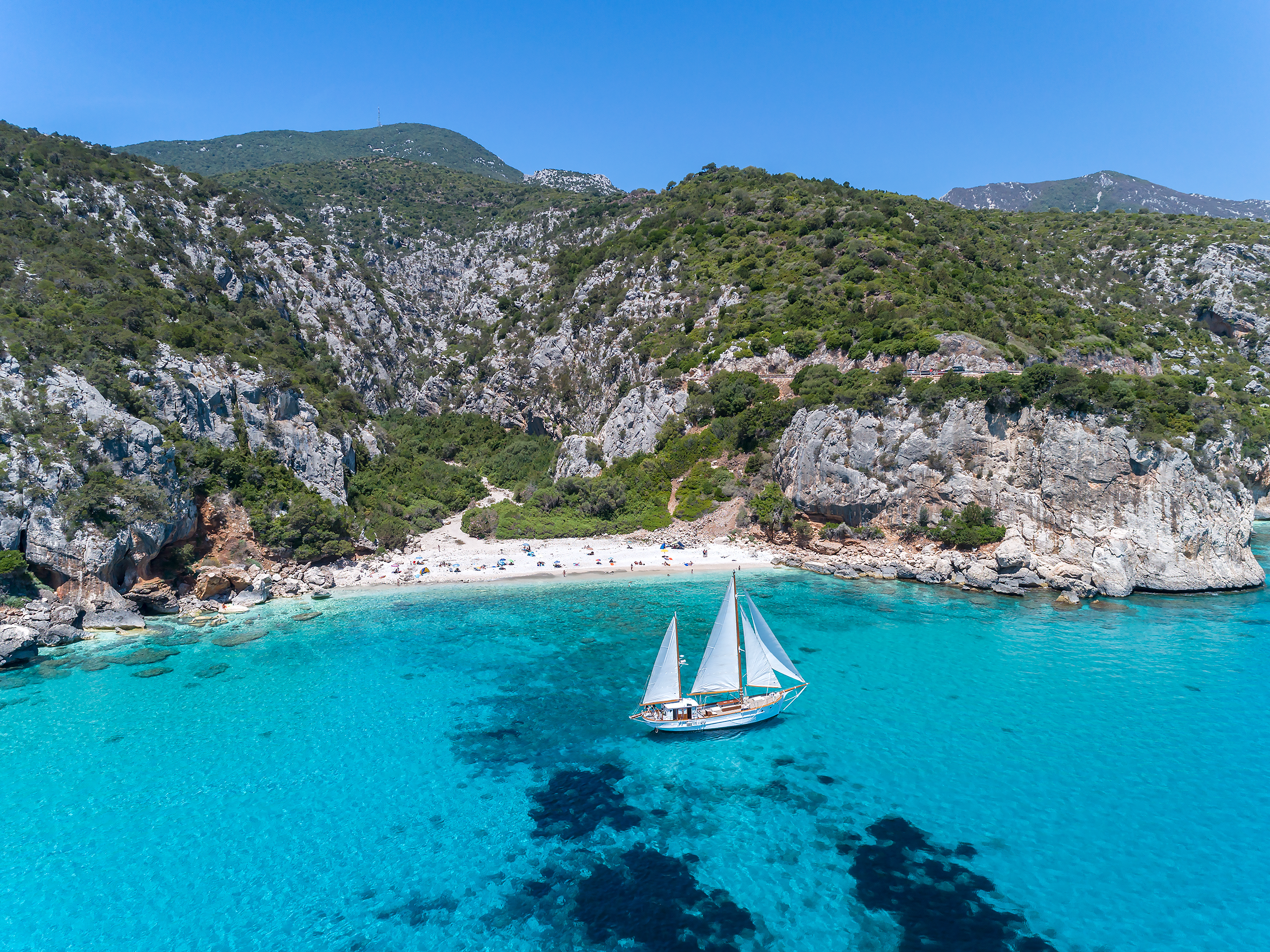 Veliero Dovesesto a Cala Sisine