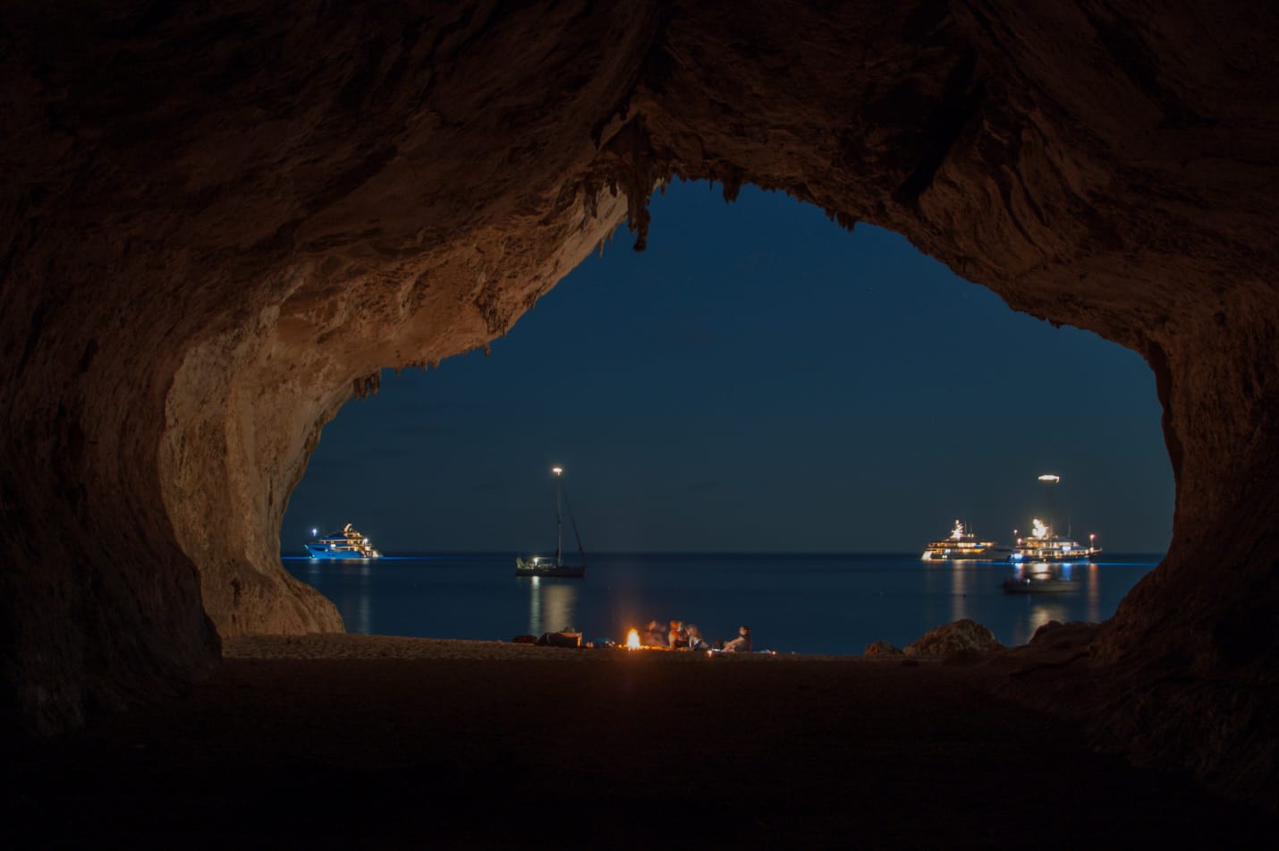 Cala Luna by night